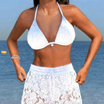 Lana® | Ensemble bikini en dentelle uni élégant | Maya Deauville