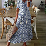 Michaela™ | Robe bohème flatteuse | Maya Deauville