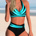 Liliana™ | Bikini imprimé à encolure croisée | Maya Deauville