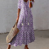 Michaela™ | Robe bohème flatteuse | Maya Deauville