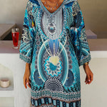 Emelia | Robe Imprimée Bohémienne Vibrante | Maya Deauville