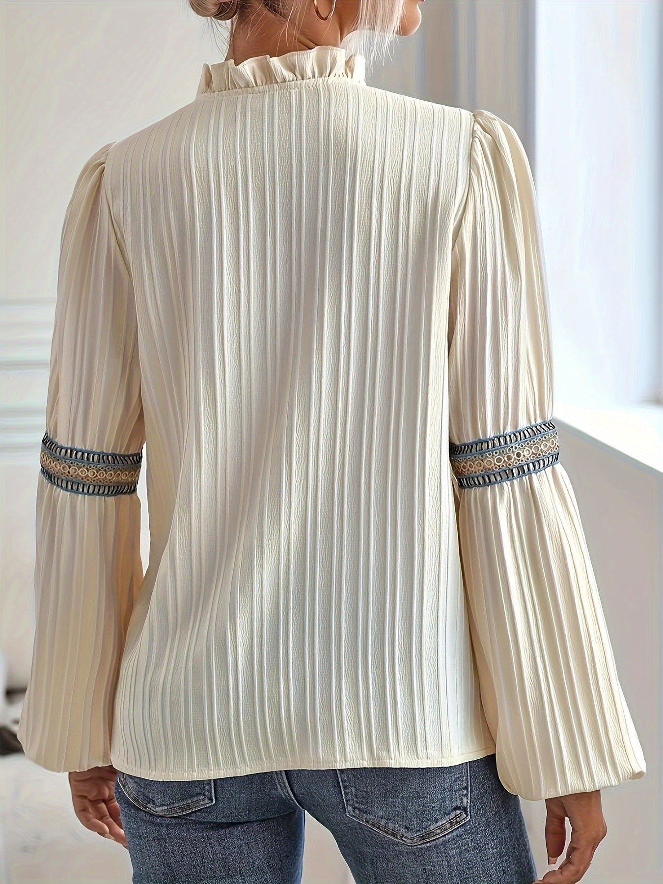Jeffiner™ | Blouse en Dentelle Élégante | Maya Deauville