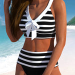Lula® | Bikini rayé taille haute | Maya Deauville
