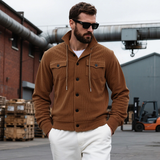 Bruno™ | Veste en velours côtelé avec boutons | Maya Deauville