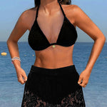 Lana® | Ensemble bikini en dentelle uni élégant | Maya Deauville