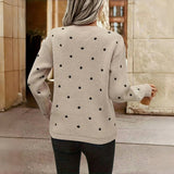 Noémie™ | Pull élégant à Pois | Maya Deauville