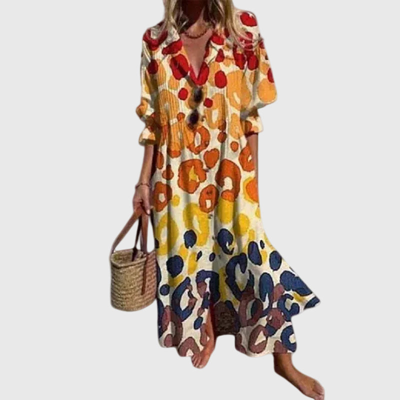 Zariah | Robe Maxi Bohémienne Élégante | Maya Deauville