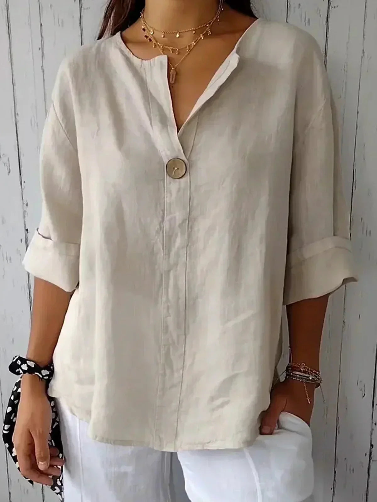 Charlize™ | Blouse Élégante et Confortable | Maya Deauville
