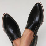 Zofia™ | Mocassin Patchwork Noir | Maya Deauville