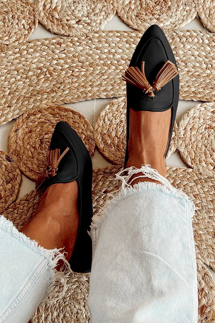 Vesperia | Mocassin à franges moderne | Maya Deauville