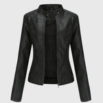 Giorgina™ | Veste en Cuir Élégante pour Femmes | Maya Deauville