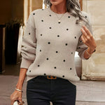 Noémie™ | Pull élégant à Pois | Maya Deauville
