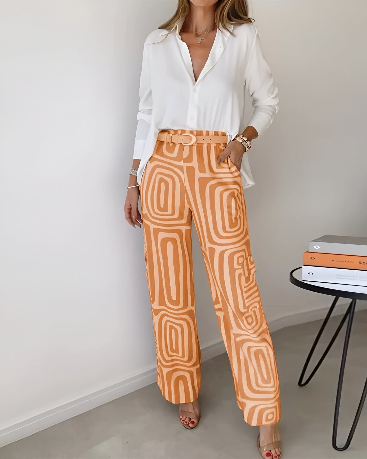 Isaline™ | Ensemble deux pièces élégant avec blouse offerte | Maya Deauville