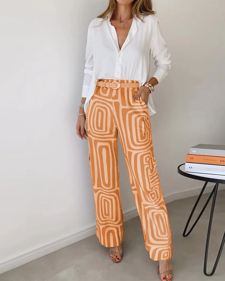 Lysa | Ensemble Confortable et élégant (Ceinture OFFERTE) | Maya Deauville