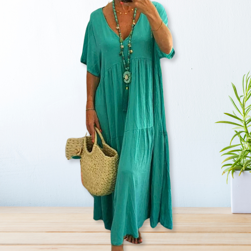 Maelis | Robe en Coton Lin | Maya Deauville