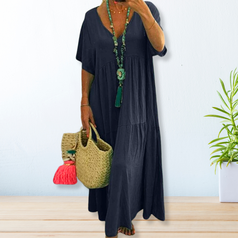 Maelis | Robe en Coton Lin | Maya Deauville