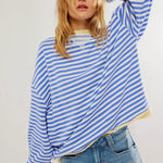 Agathe™ | Pull Rayé Oversize | Maya Deauville