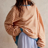 Agathe™ | Pull Rayé Oversize | Maya Deauville