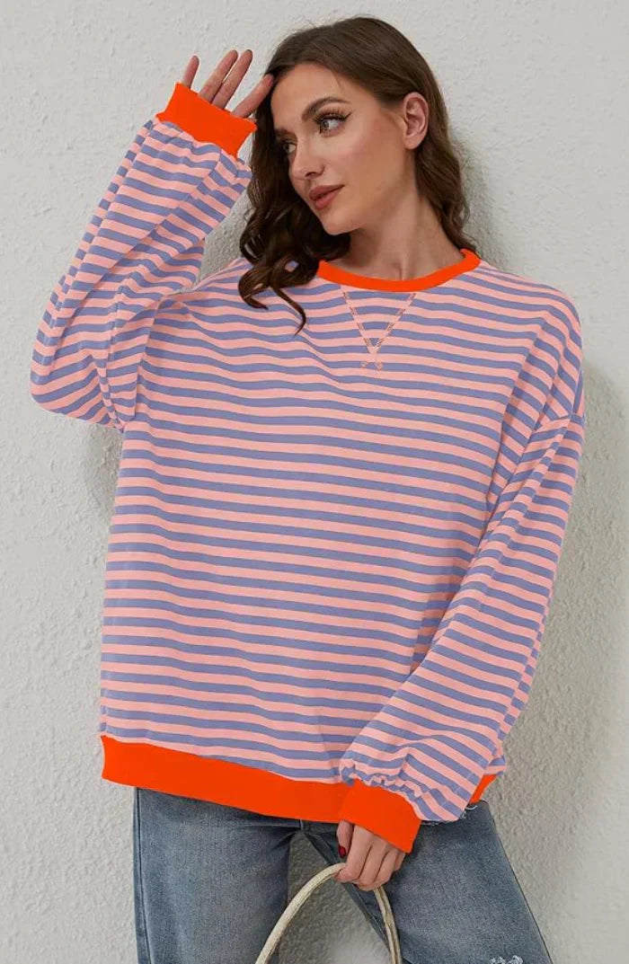 Agathe™ | Pull Rayé Oversize | Maya Deauville