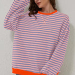Agathe™ | Pull Rayé Oversize | Maya Deauville