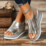 Baylie | Sandales Stylées Métalliques | Maya Deauville