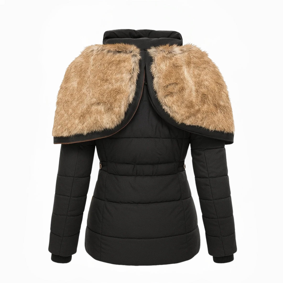 Olivia™ | Manteau d’hiver chaud doublé de fourrure | Maya Deauville