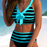 Lula® | Bikini rayé taille haute | Maya Deauville
