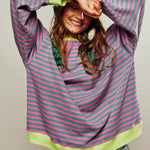 Agathe™ | Pull Rayé Oversize | Maya Deauville