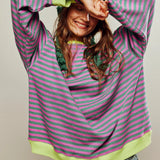Agathe™ | Pull Rayé Oversize | Maya Deauville