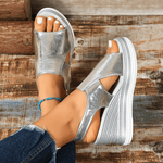 Baylie | Sandales Stylées Métalliques | Maya Deauville