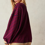 Agathe™ | Pull Rayé Oversize | Maya Deauville