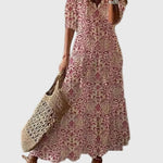Amalia™ | Robe maxi d’été bohème vintage | Maya Deauville