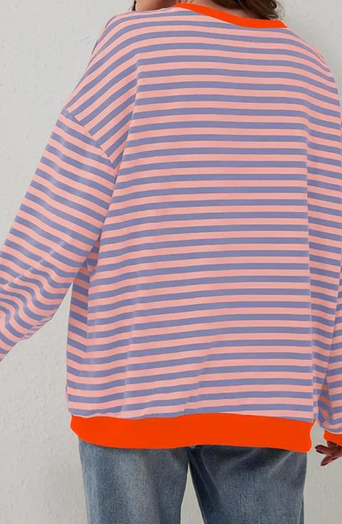Agathe™ | Pull Rayé Oversize | Maya Deauville