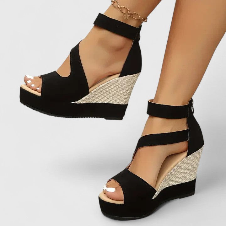 Aviana | Sandales Orthopédiques à Talon Wedge | Maya Deauville