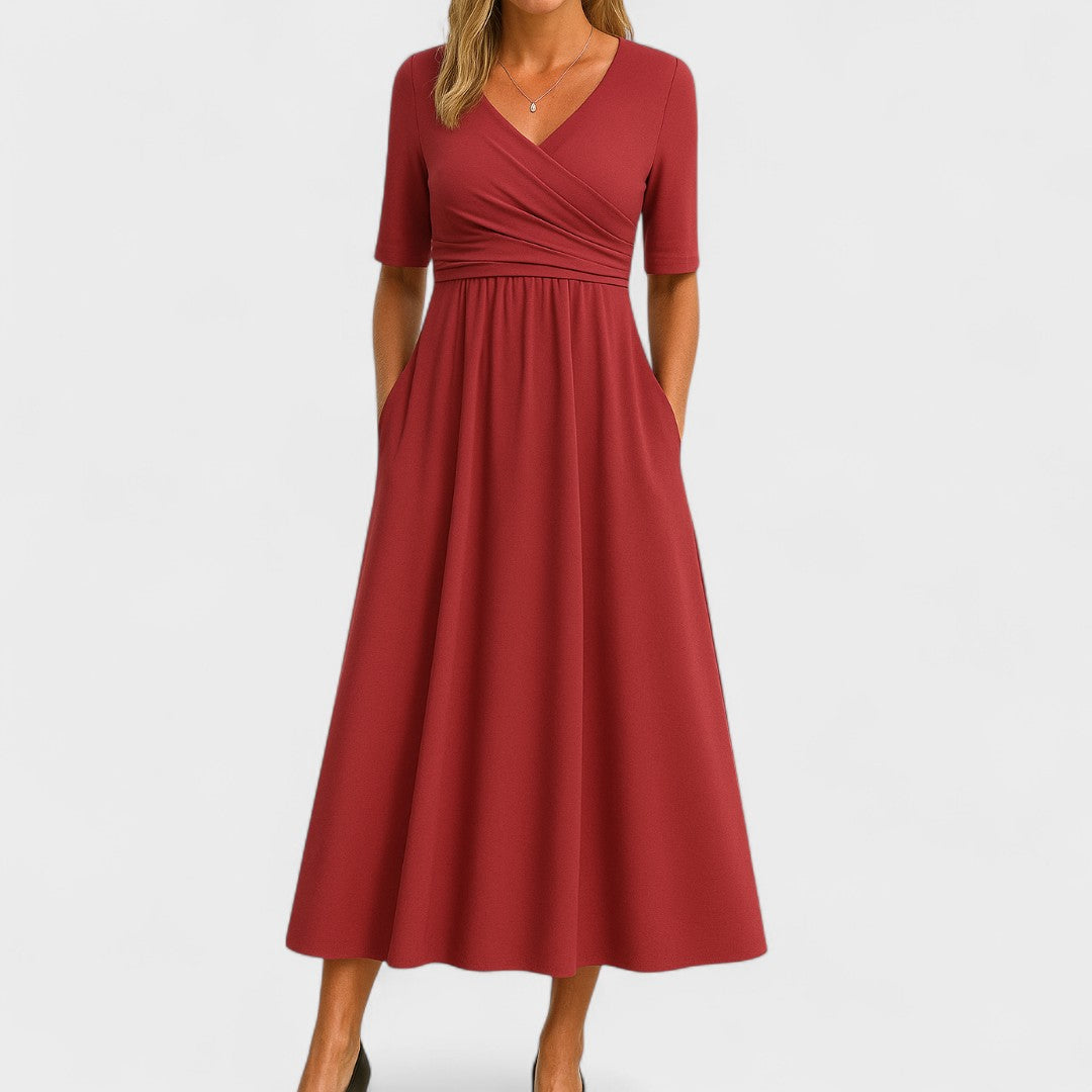 IDA | Robe midi élégante | Maya Deauville