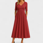 IDA | Robe midi élégante | Maya Deauville