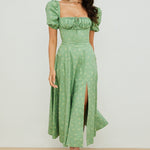 Aviana | Robe à Manches Bouffantes Bloom | Maya Deauville
