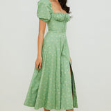 Aviana | Robe à Manches Bouffantes Bloom | Maya Deauville