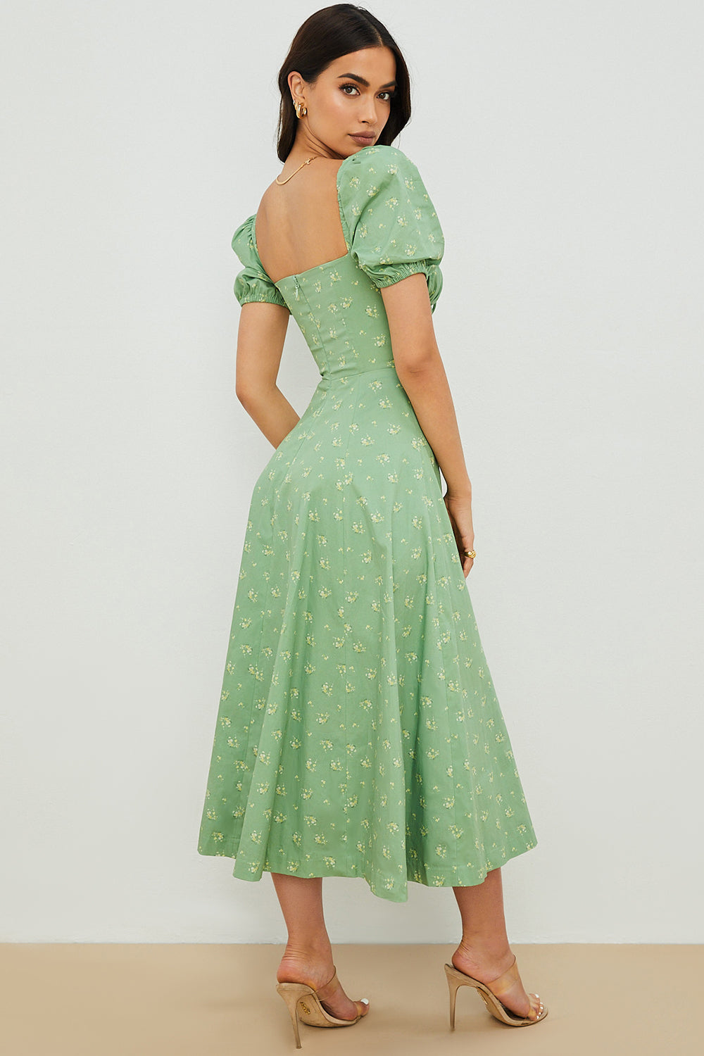 Aviana | Robe à Manches Bouffantes Bloom | Maya Deauville