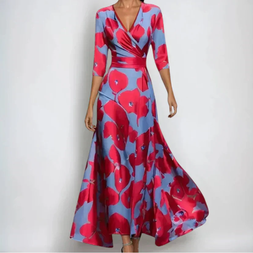 Emily | Robe Florale Élégante | Maya Deauville