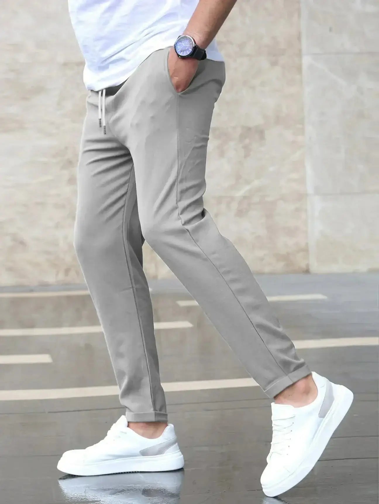 Sol | Pantalons de Luxe avec Élasthanne | Maya Deauville