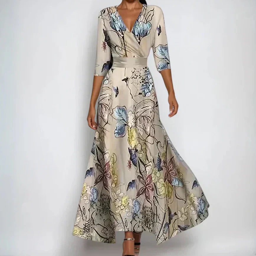 Emily | Robe Florale Élégante | Maya Deauville