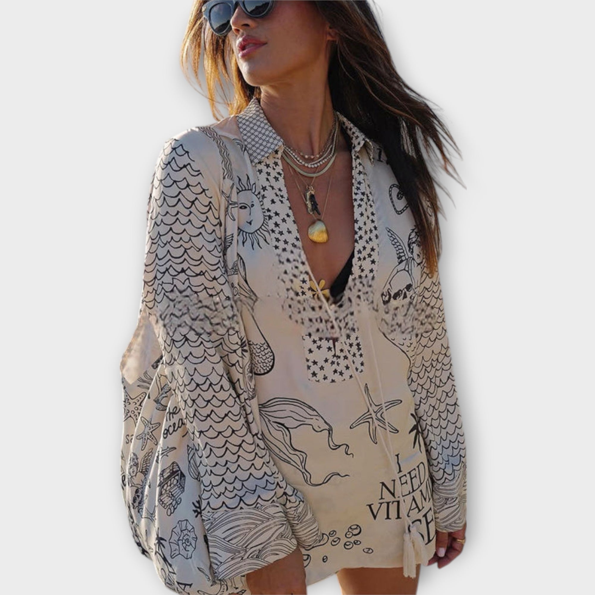 Siandra | Robe Détendue de Plage | Maya Deauville