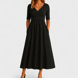 IDA | Robe midi élégante | Maya Deauville