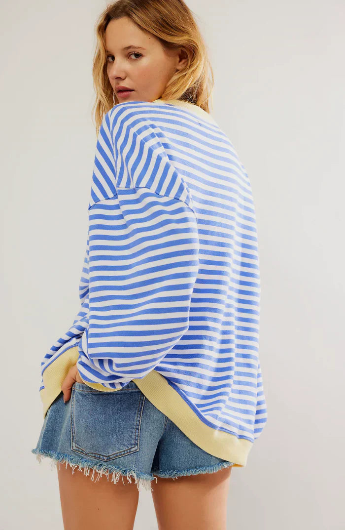 Agathe™ | Pull Rayé Oversize | Maya Deauville