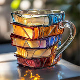 Tasse artisanale 3D Bonheur pour passionnés de lecture
