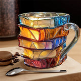 Tasse artisanale 3D Bonheur pour passionnés de lecture