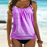 Augustus – Tankini uni avec imprimé léopard | Maya Deauville