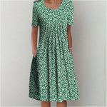 Hailey | Robe florale élégante et décontractée avec poches | Maya Deauville