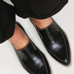 Zofia™ | Mocassin Patchwork Noir | Maya Deauville